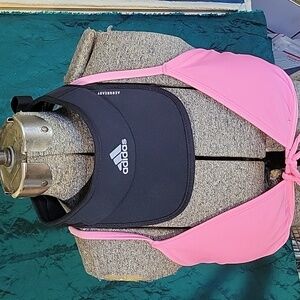 NWOT Adidas Aeroready  Black/White Visor